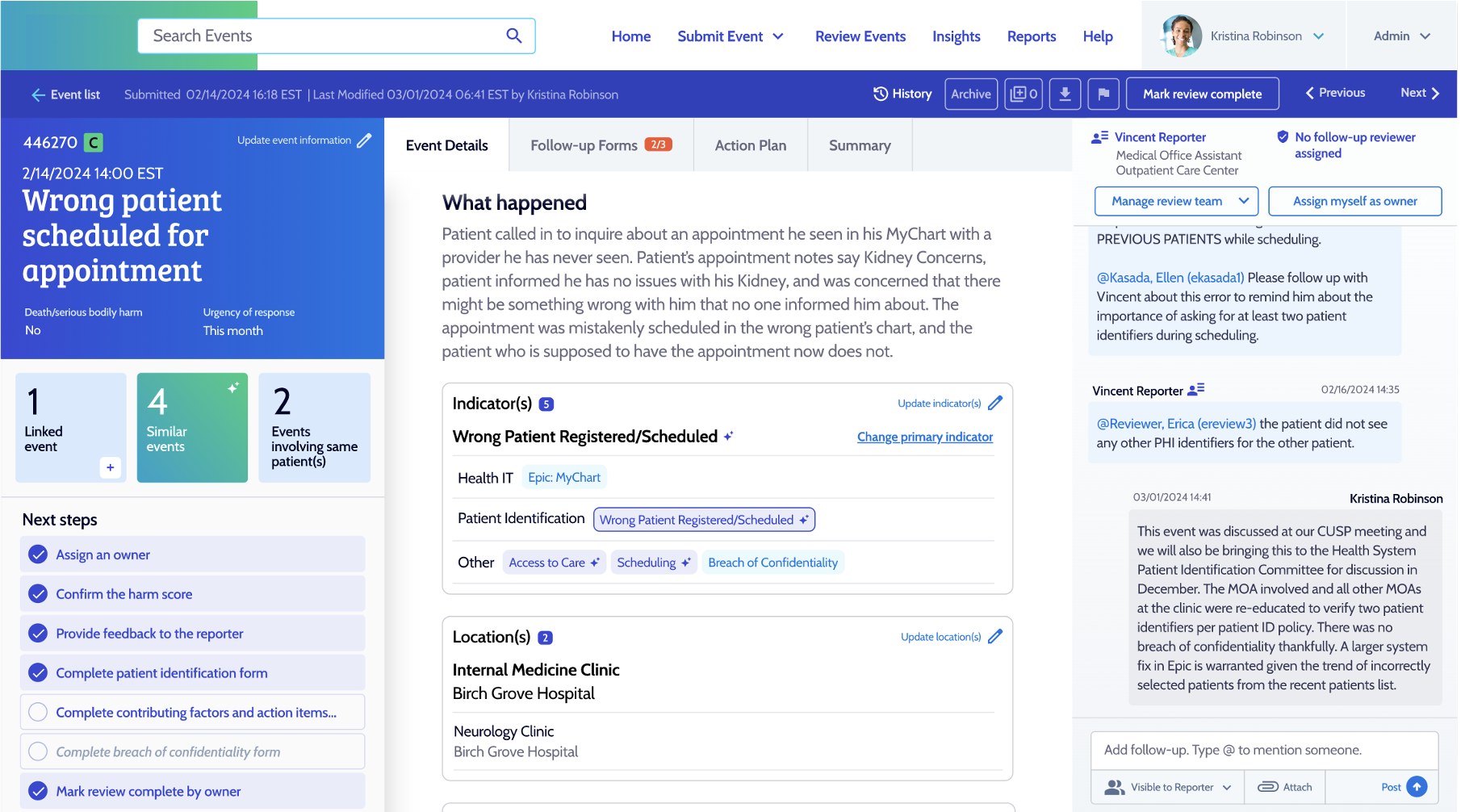 Screenshot of Hero edit page
